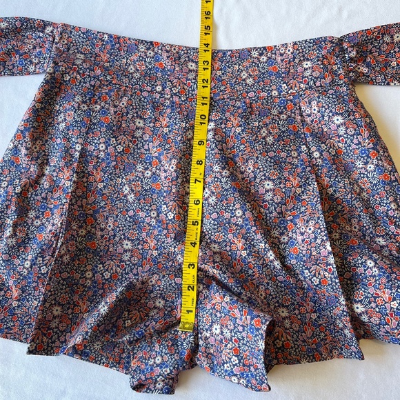 J.Crew Liberty of London Tana Lawn Floral Tie Waist Shorts Size 8 - Picture 12 of 14